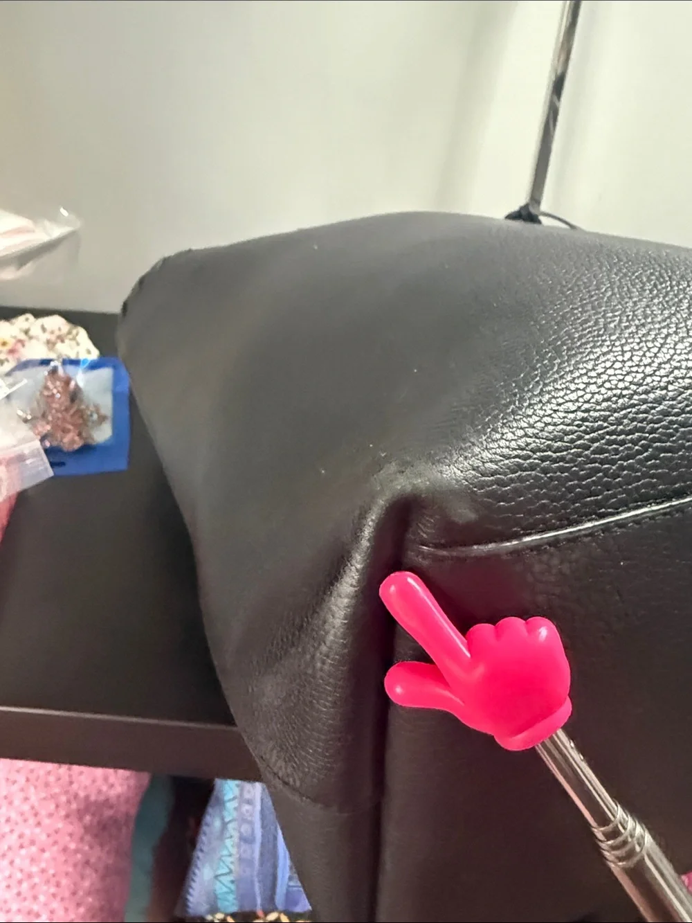 kate spade On Purpose Black Leather Tote with Tassel Accents